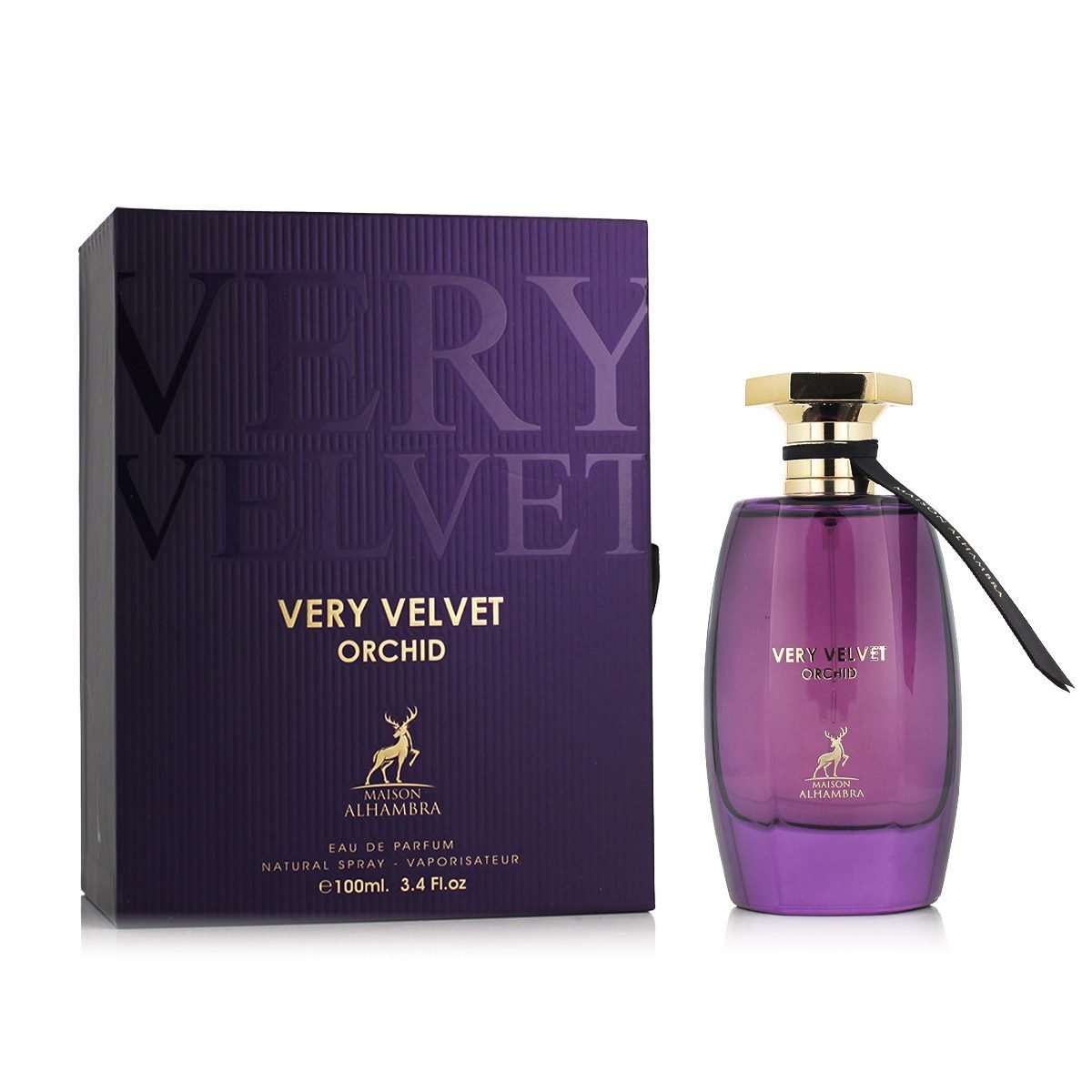 13985-Maison-Alhambra-Very-Velvet-Orchid-EDP-100-ml-1200x1200-1.jpg MaisonAl Hambra Very Velvet Orchid EDP 100ml For Men - Image 1