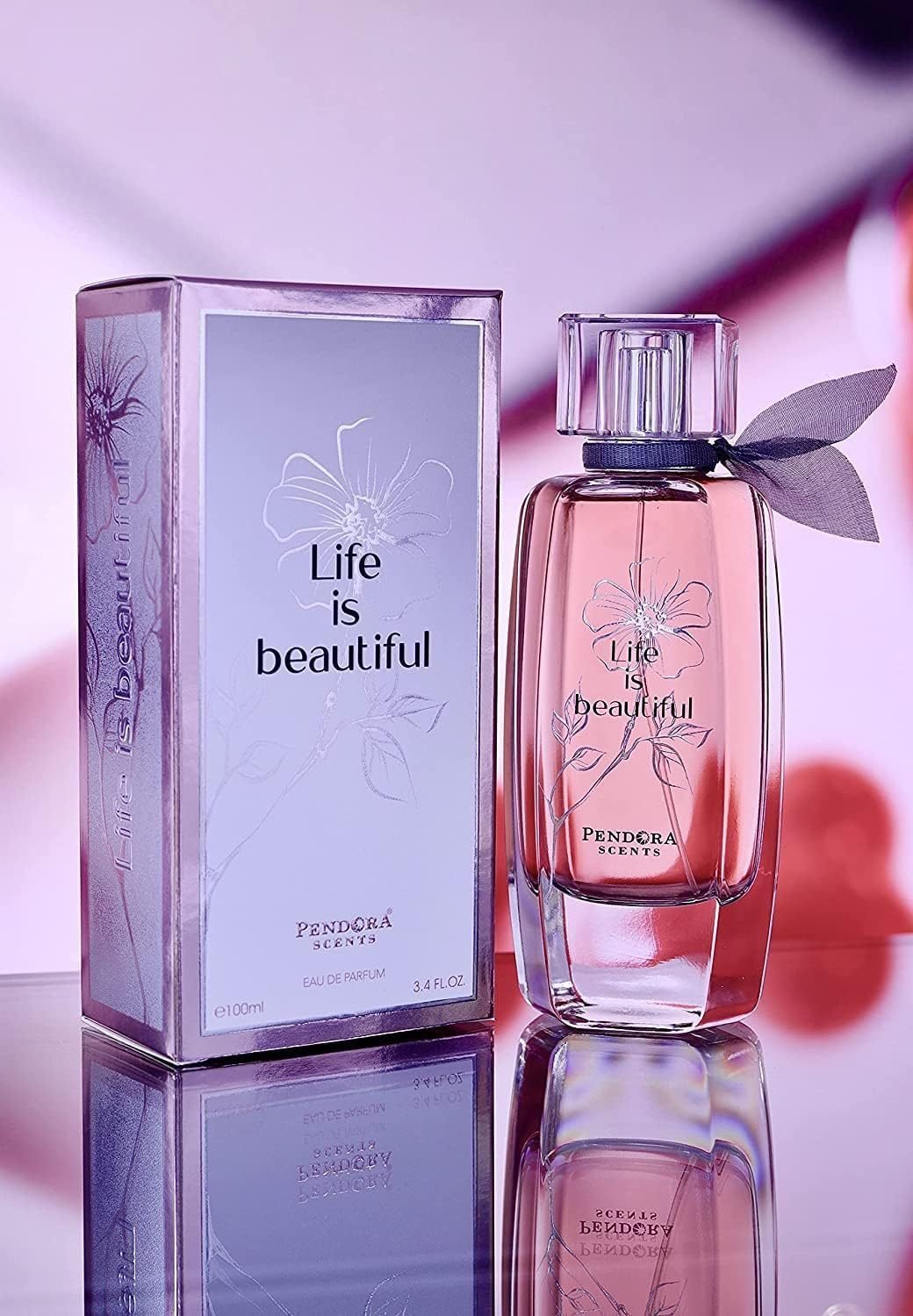 71INYzo5GsL._AC_SL1500_.jpg Pendora Life Is Beautiful EDP 100ml for Women - Image 1