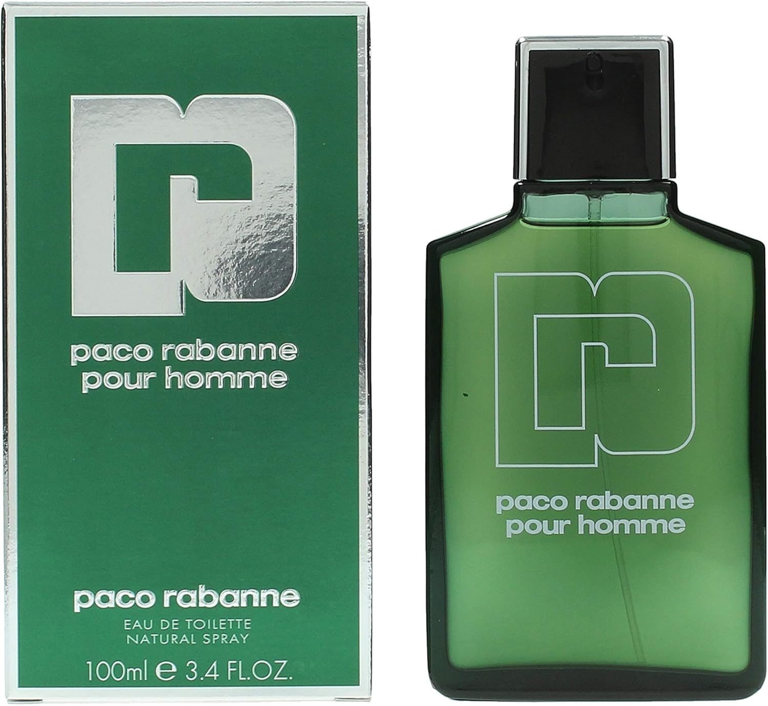 81fgvP43VBL._AC_SL1500_.jpg Paco Rabanne Pour Homme (Green) EDT 100ml For Men - Image 1