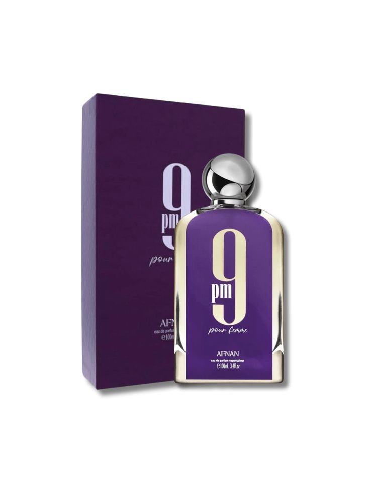 Afnan-9-PM-Purple-100ML-W.jpeg AFNAN 9 Pm Purple EDP 100ML Perfume For Women - Image 1