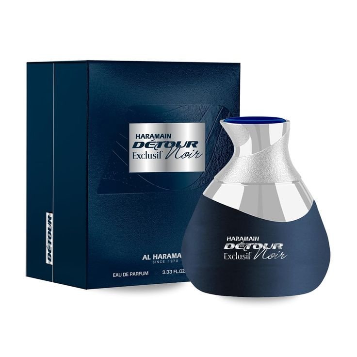 f76885e253fd0a8c9f184ad143d63c5d.jpg Al Haramain Detour Exclusif Noir EDP 100ml For Unisex - Image 1