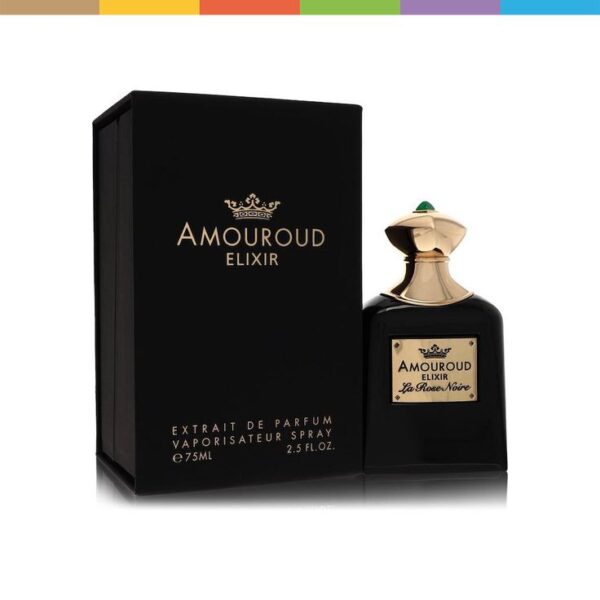 AMOUROUD Elixir La Rose Noire Edp 75ml For Unisex - Image 3