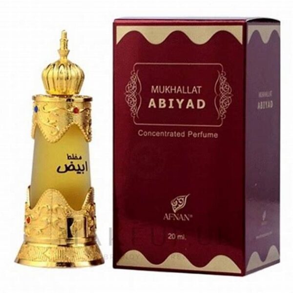 AFNAN Mukhallat Abiyad Concentrated Oil 20ML For Unisex - Image 2