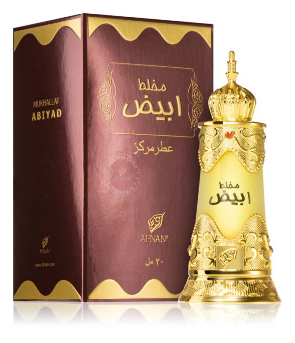 AFNAN Mukhallat Abiyad Concentrated Oil 20ML For Unisex