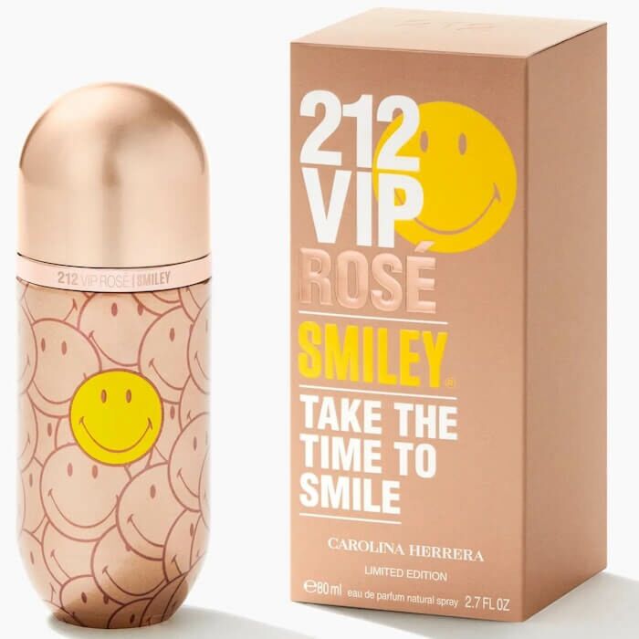 Carolina Herrera 212 VIP Rose Smiley Take The Time To Smile EDP 80ml