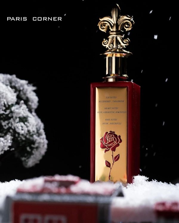 Paris Corner December Rose EDP 100ml For Unisex - Image 3