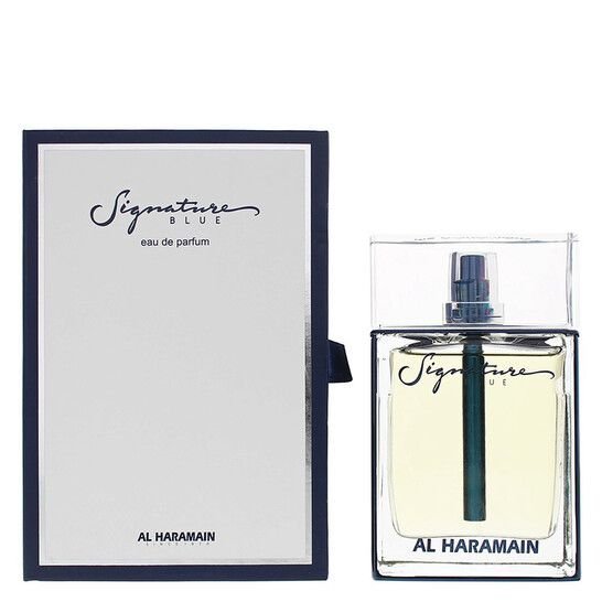 10b1788fdc296ae306f5605e6b30c7ab.jpg Al Haramain Signature Blue EDP 100ml For Men - Image 1