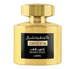 Lattafa Confidential Private Gold EDP 100ml For Unisex